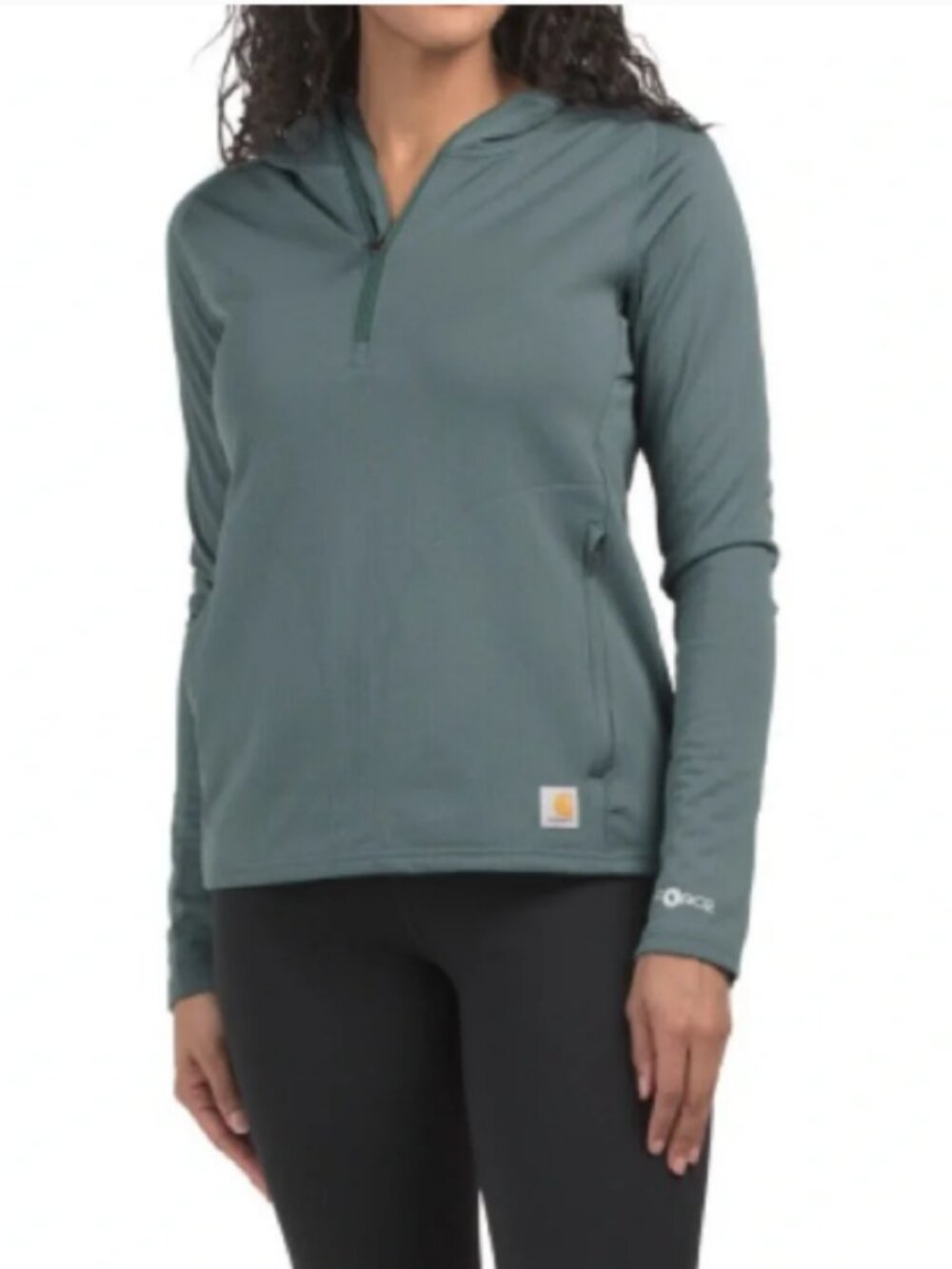 Carhartt Force Relaxed Fit Half-Zip Hooded Pullover; NWT; Size Large